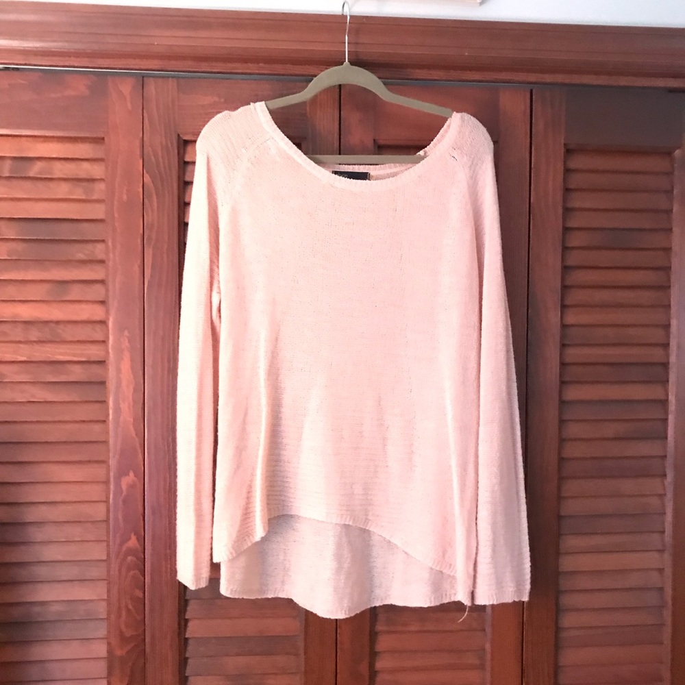 Gibson light pink sweater knit